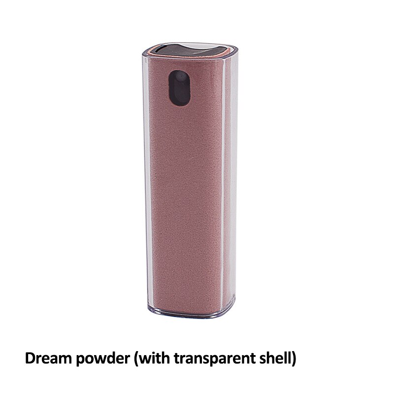 1pc beskyttelig 2 in 1 telefonskærm rengøringsmiddel spray mikrofiber klud sæt rengøring artefakt computer mobiltelefon skærm støvfjernelse: B
