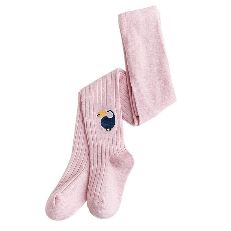 Baby Meisjes Cartoon Katoenen Leggings Gebreide Warme Effen Kleur Kinderen Elastische Zachte Comfortabele Baby Broek Dansen Leggings: 3P