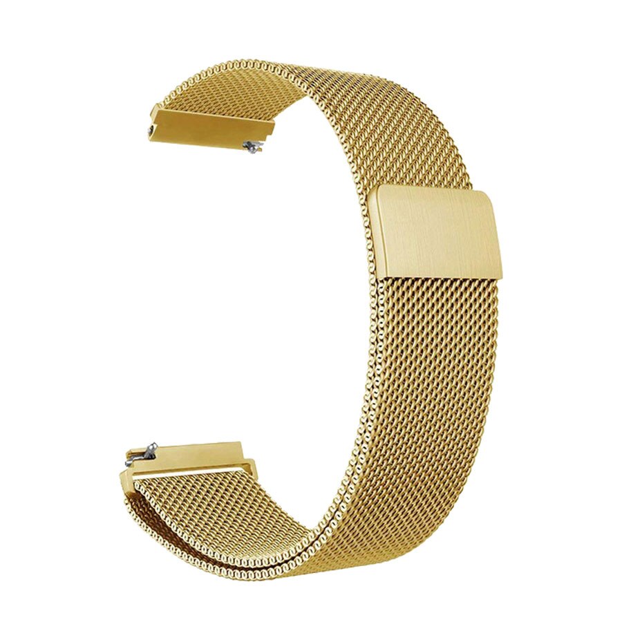 Metal Stainless Steel Band For Fitbit Versa Strap Wrist Milanese Magnetic Bracelet fit bit Lite Verse 2 Band Accessories: Gold