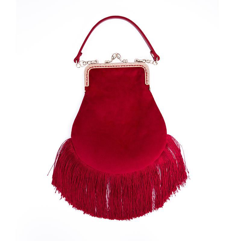 Tappning frans eleganta kvinnor kvinnor väska väskor tote damhandväskor plånböcker