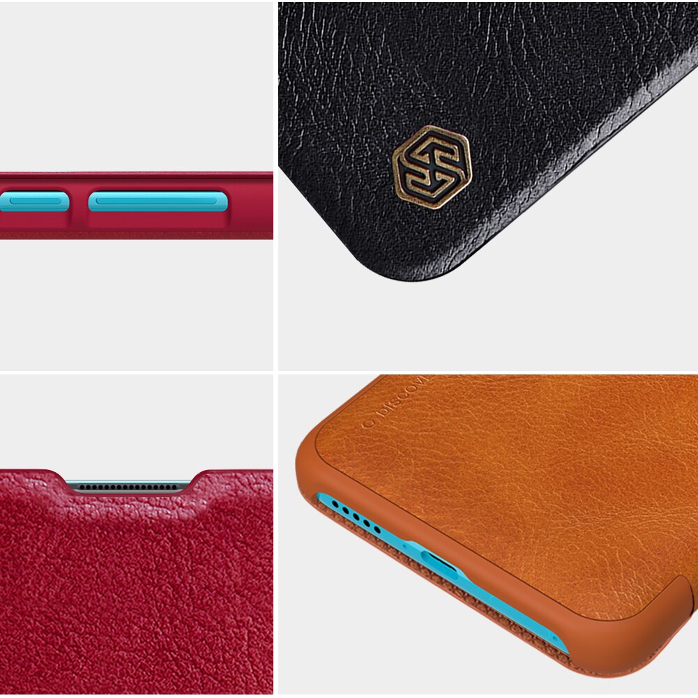 Nillkin Case for Xiaomi Pocophone F2 Pro / POCO X3 NFC Qin Series PU Leather Flip Cover For Xiaomi Redmi K30 Pro Case