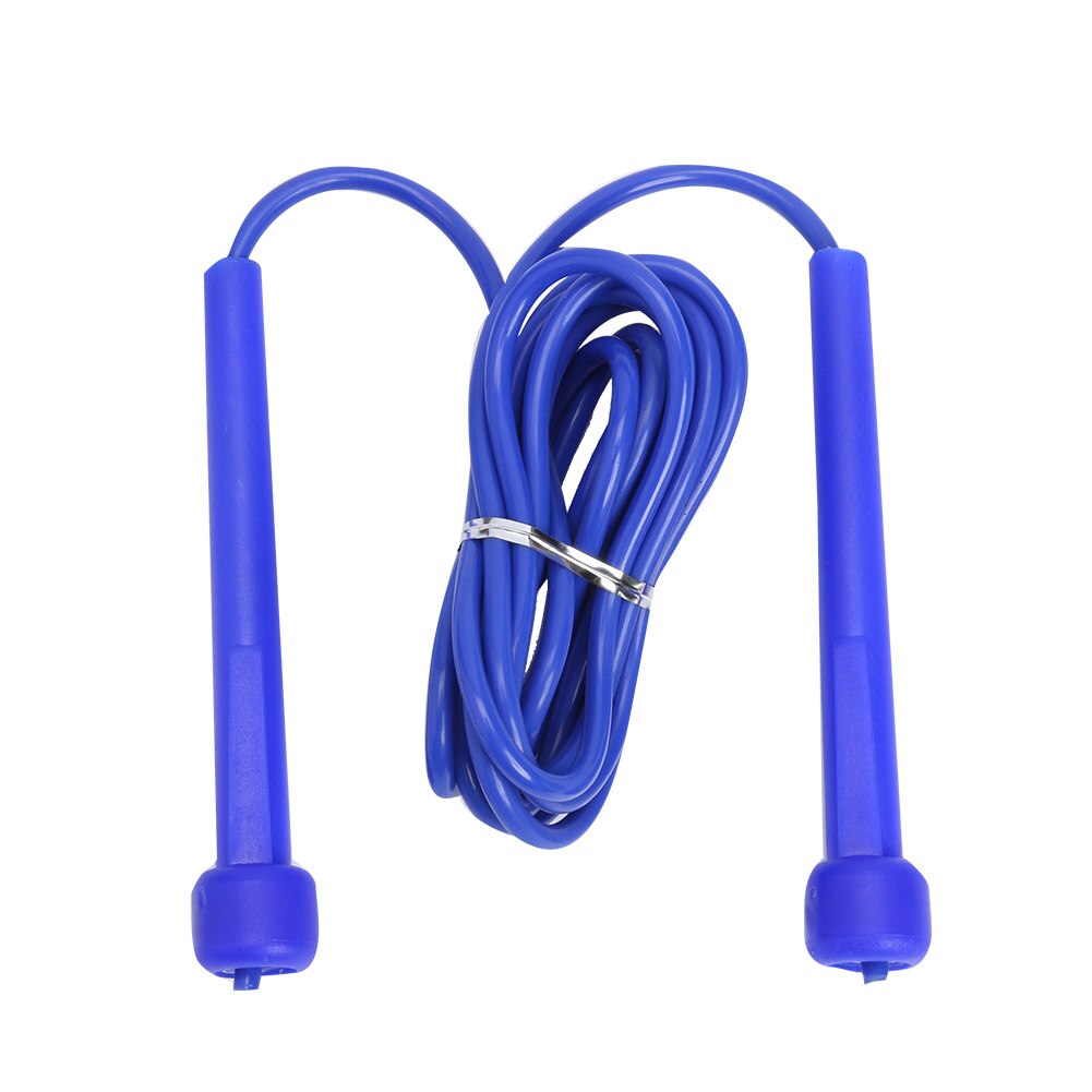 Skipping Rope PVC Adjustable Jump Rope Fitness Training Exercise Equipment Crossfit Training Sports Exercises: Blue