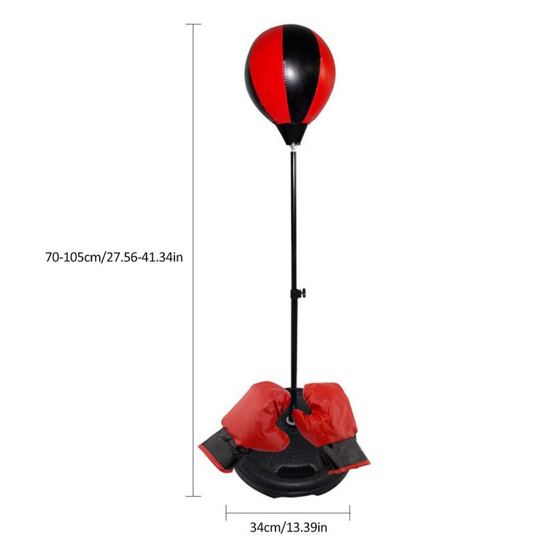 NEUE Sport Boxen einstellen Handschuhe Sandsäcke Stanzen Ball für freundlicher mit Einstellbare Höer P4R