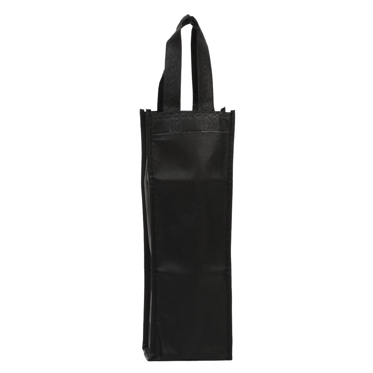Black Reusable Single Bottle Wine Tote Holder Vineyard Bag Tote Bag Single Pack Set