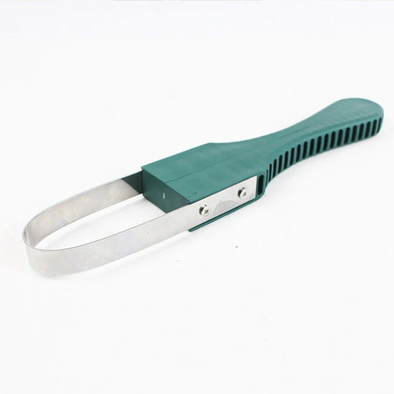 Gardening Weeding Tool Hand Loop Weeder Tool Iron Manual Portable for Weeding Loosening Planting Gardening Hand Loop Weeder Tool: army green