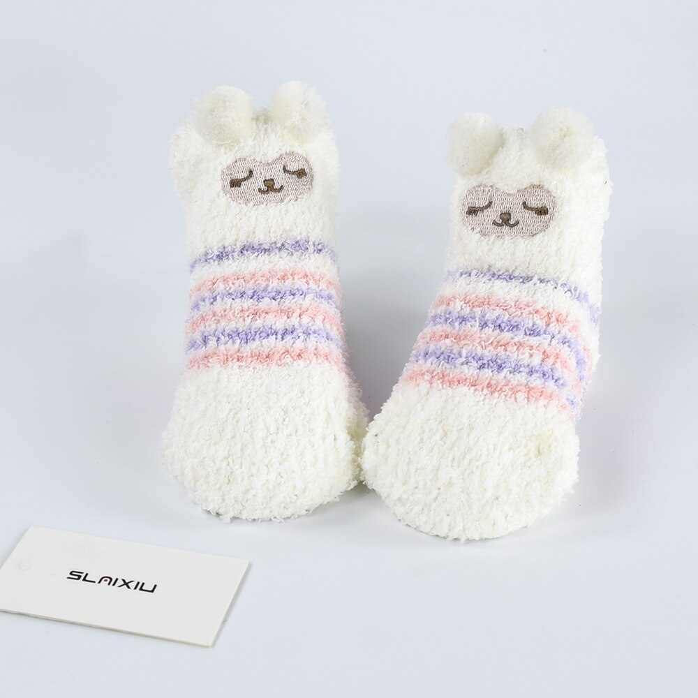 8-Stijlen Dier Patroon Baby Baby Sok Kawaii Kinderen Sokken Verjaardag Feestdagen Voor Kids Meisjes Jongens Peuter Kleding 1-3T
