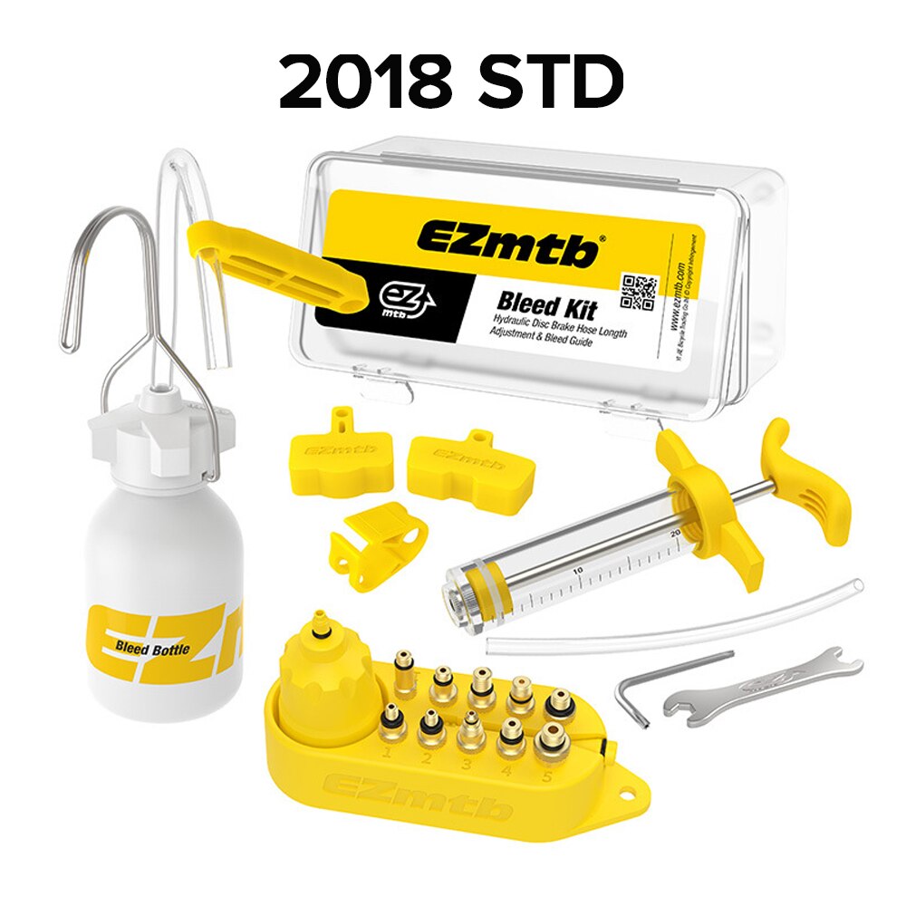 Bicycle Hydraulic Disc Brake Oil Bleed Kit Tools for SHIMANO SRAM TEKTRO MAGURA Series MTB Road Bike Brake Repair Tool: 2018 STD