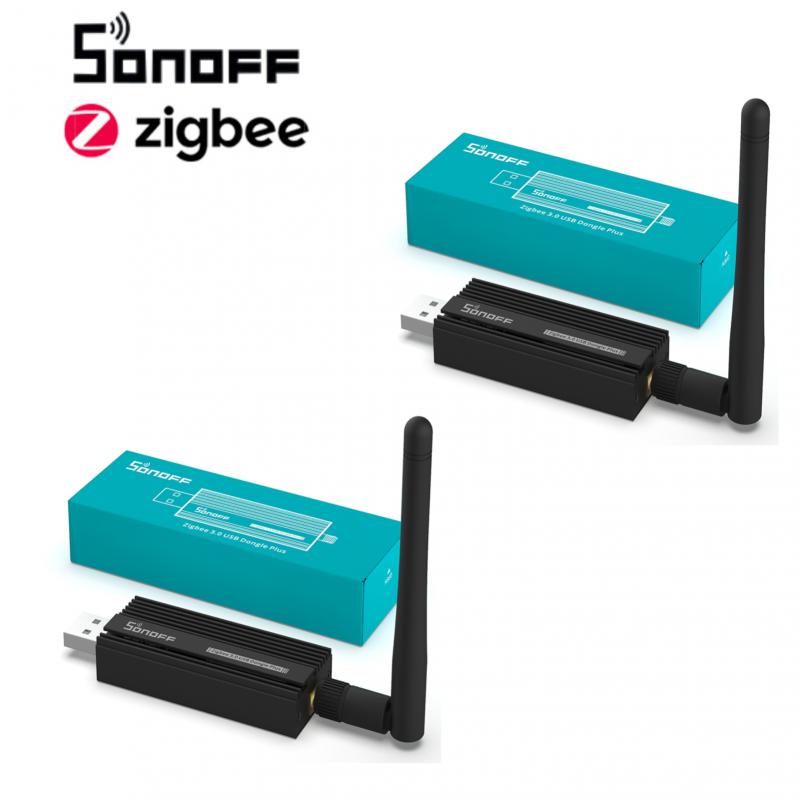 SONOFF – Dongle ZB USB 3.0 +, passerelle Zigbee universelle, compatible avec les appareils ZBMINI et SNZB via ZHA ou Zigbee2MQTT: 2PCS ZBDongle-P