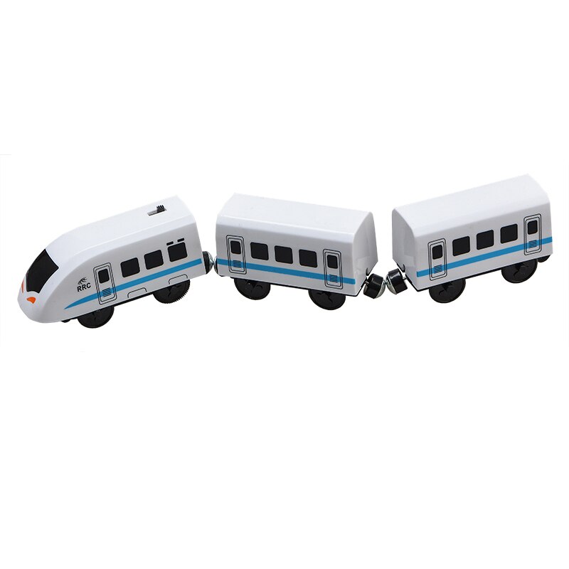 Bambini Treno Elettrico Giocattoli Set Treno Diecast Slot Giocattolo Adatto per Standard di Legno Treno Ferrovia