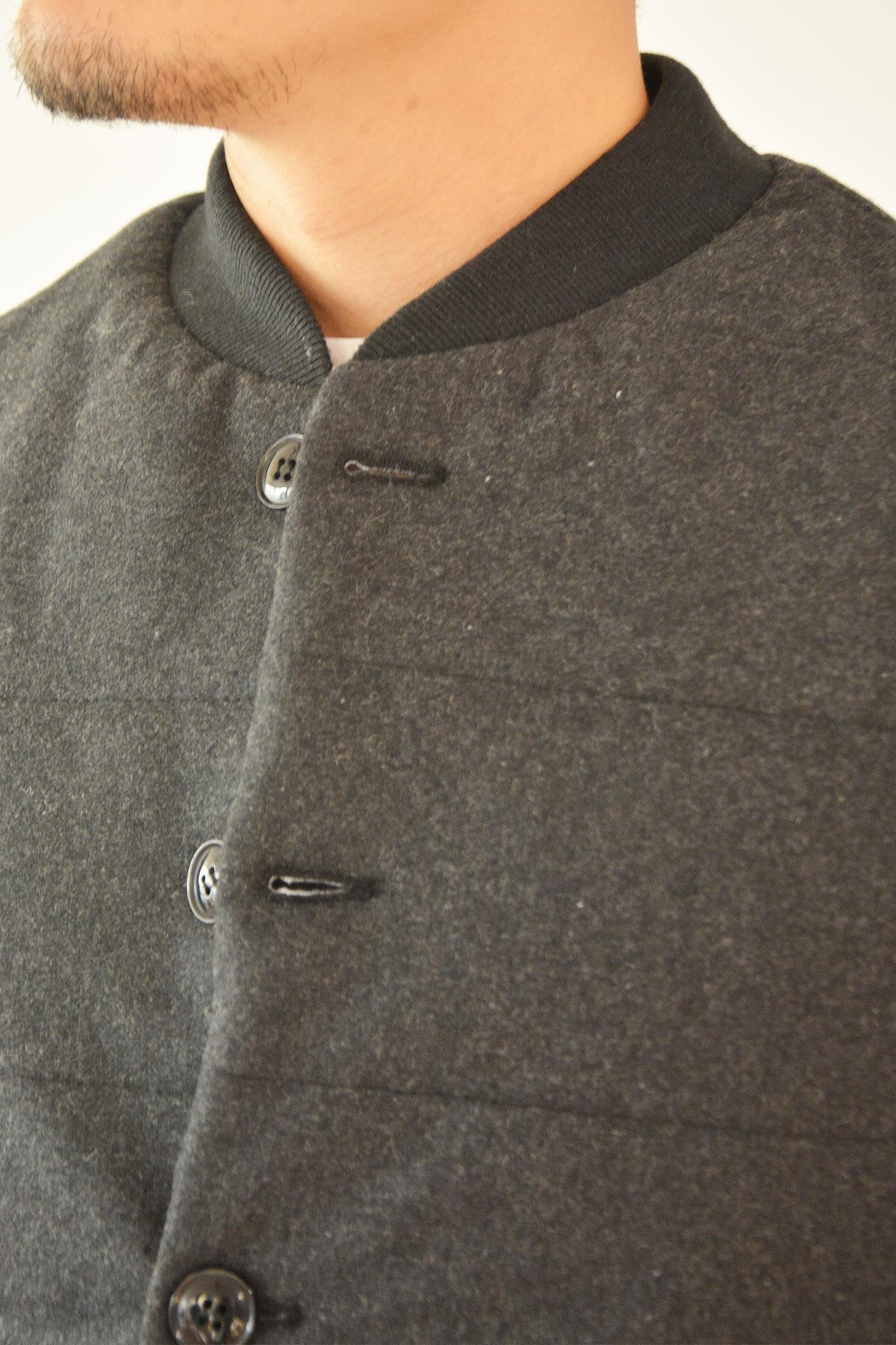 Inflatable Wool Smoked Male Vest