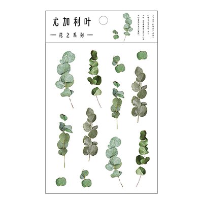Verse bloemen plant huisdier papier sticker diy scrapbooking dagboek album sticker post kawaii briefpapier schoolbenodigdheden: 05