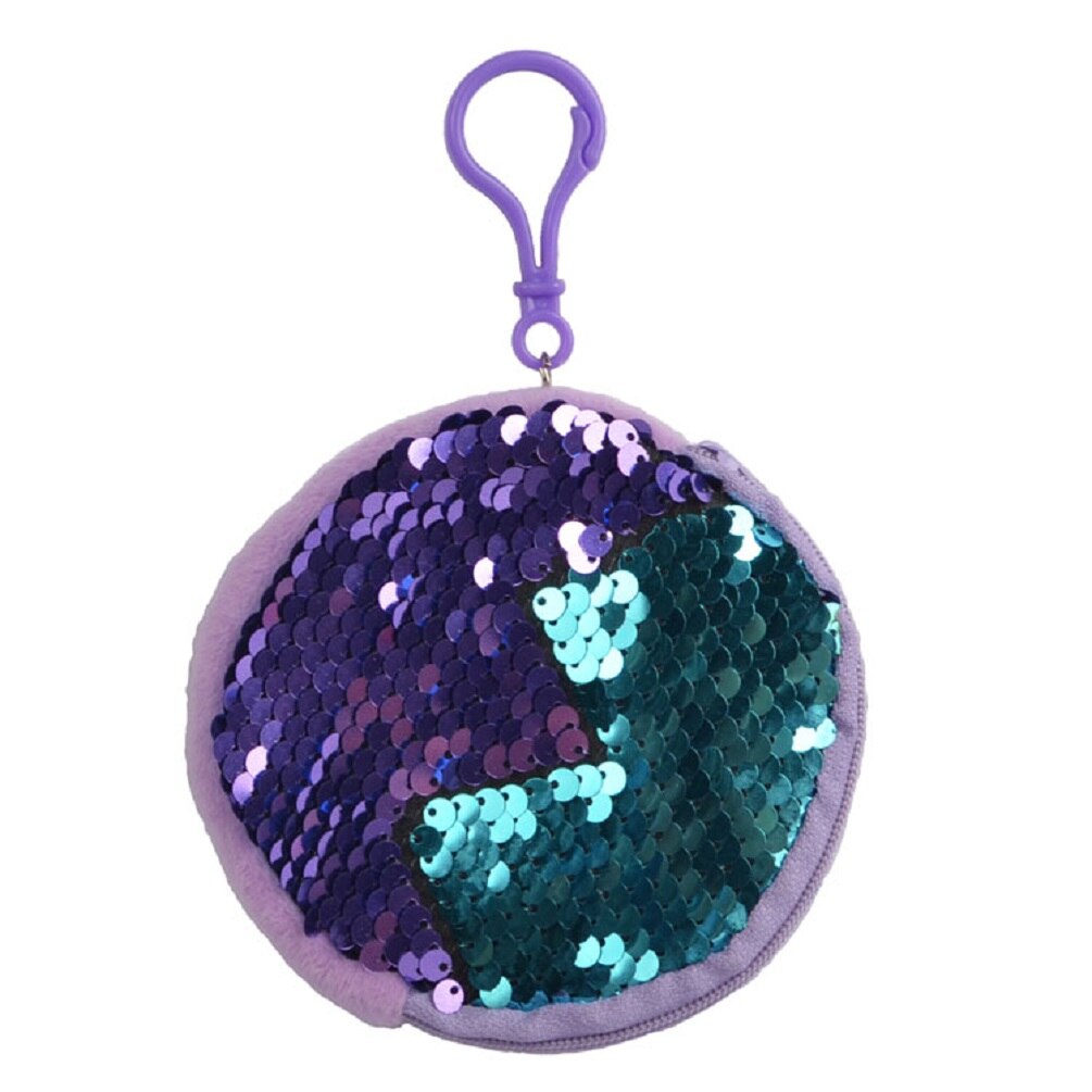 Chica lentejuelas Mini Sparkle bolso monederos para niñas pequeñas lentejuelas monedero monederos billetera inteligente Mini Slim tarjeta monedero bebé carteras: D