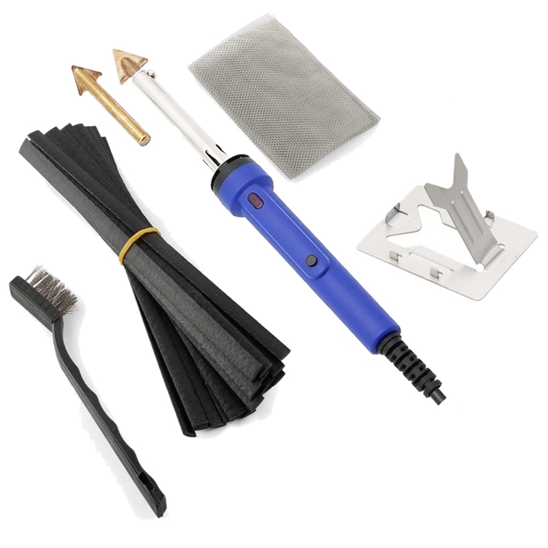 Plastic Welding Machine Kit, 80W Plastic Welding Kit, Suitable for Bumper, Kayak Repair