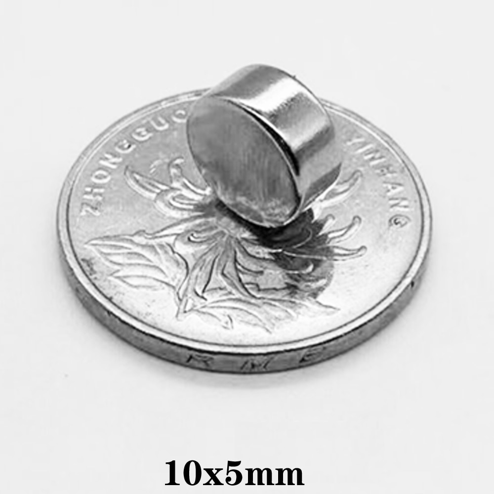 10/20/30/50/100/150 Stuks 10X5 Mm Krachtige Neodymium Magneet 10mm X 5 Mm Zoeken Diameter Schijf Magneet 10X5 Mm Ronde Magneten 10*5