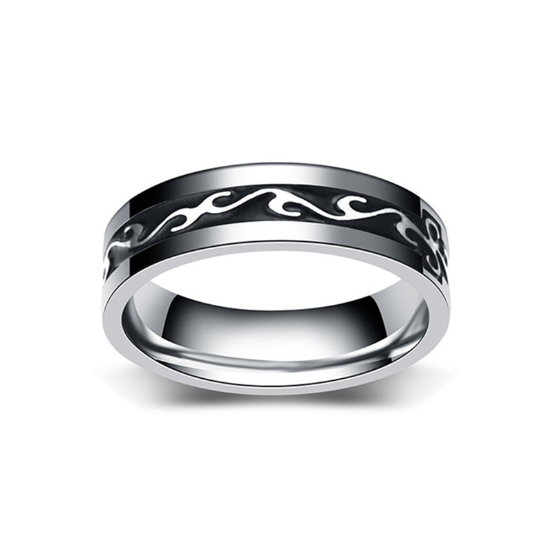 Punk Veer Ring Antiek Zilver