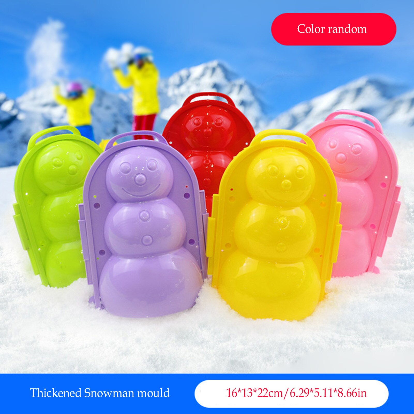 Karikatur SchöNe Ball Geformt Schneeball Hersteller Clip freundlicher draussen Winter Schnee Sand bilden Werkzeug Schnee Baller freundlicher Spiele