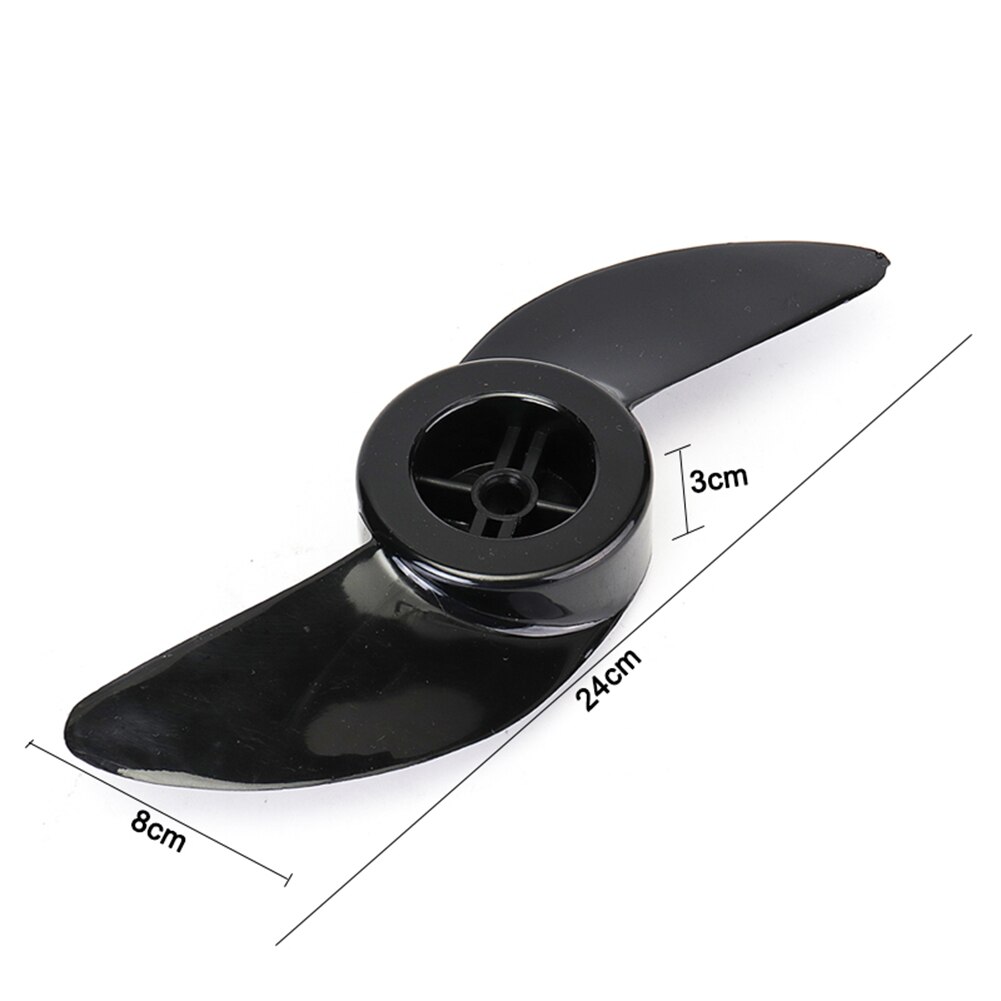 Hélice de Canoa Kayak de 2 aspas, Motor eléctrico de bote de pesca, hélices, excelente mano de obra, larga vida útil