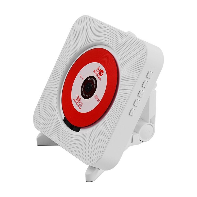 Portable Wall Mounted CD Player MP3 Player Bluetooth Hifi Speaker FM Radio Home Boombox Alarm Clock with LED Display