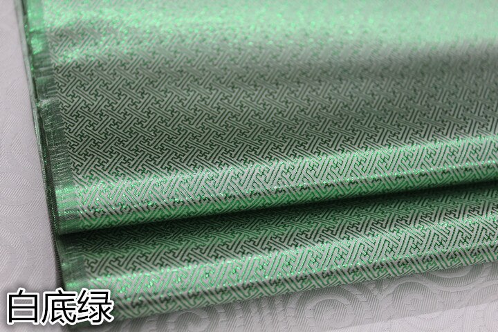 Robe de poupée cheongsam mongole en Satin, spirale carrée Vintage, Faux Satin, brocart de soie doré, tissu Jacquard, dentelle, bricolage