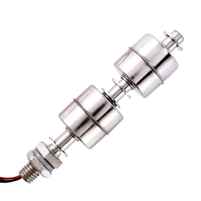 100mm Stainless Steel Float Switch Water Tank Liquid Level Sensor Double Ball Float Switch Water Tank Flow Sensor