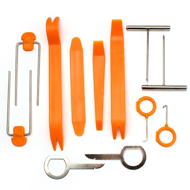 12Pcs/Set Car Panel Removal Tools Sets Dash Audio Stereo GPS Refitting Automobile Installer Pry Repair