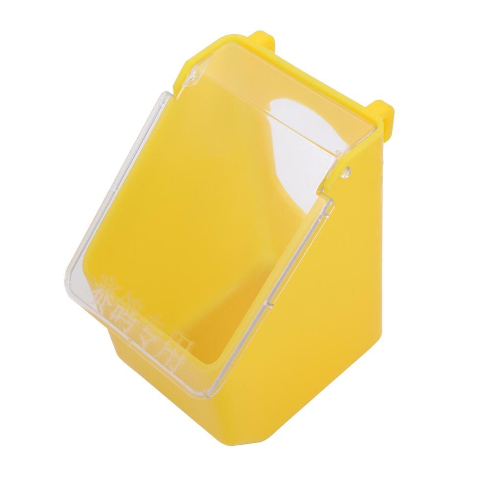 Birds Cage Hanging Feeding Box Pigeonparrot foraging toys Feeder Cup With Cover Cage Dispenser Birds Supplies 1 Pc
