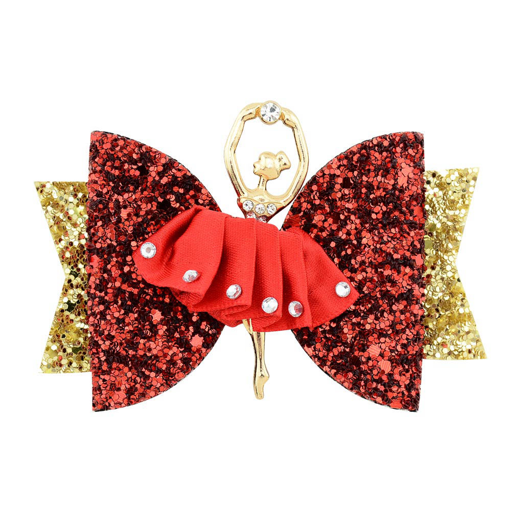 Acquista 1 paio di forcine per capelli per ragazze, fiori glitter, mollette per orecchie di