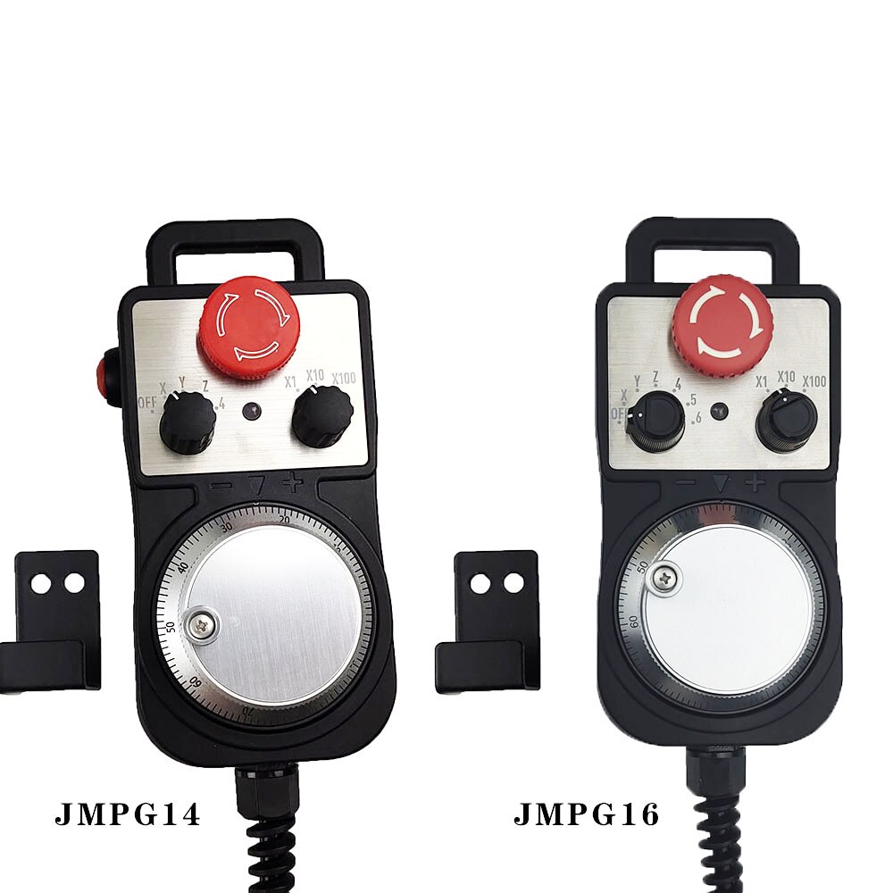 CNC JMPG1/2/3/4/5/6 handheld controller MPG Pendant the MPG pendant with Emergency stop for 4 axis CNC machine
