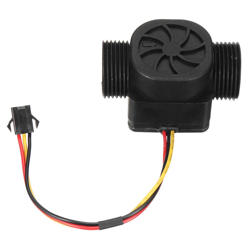 2-60l/ min vannstrømmåler sensor  dn20 g3/4 ''  dc 5v elektrisk varmeapparat strømningsmåler vannmengdemåler hall strømningsføler vannregulering