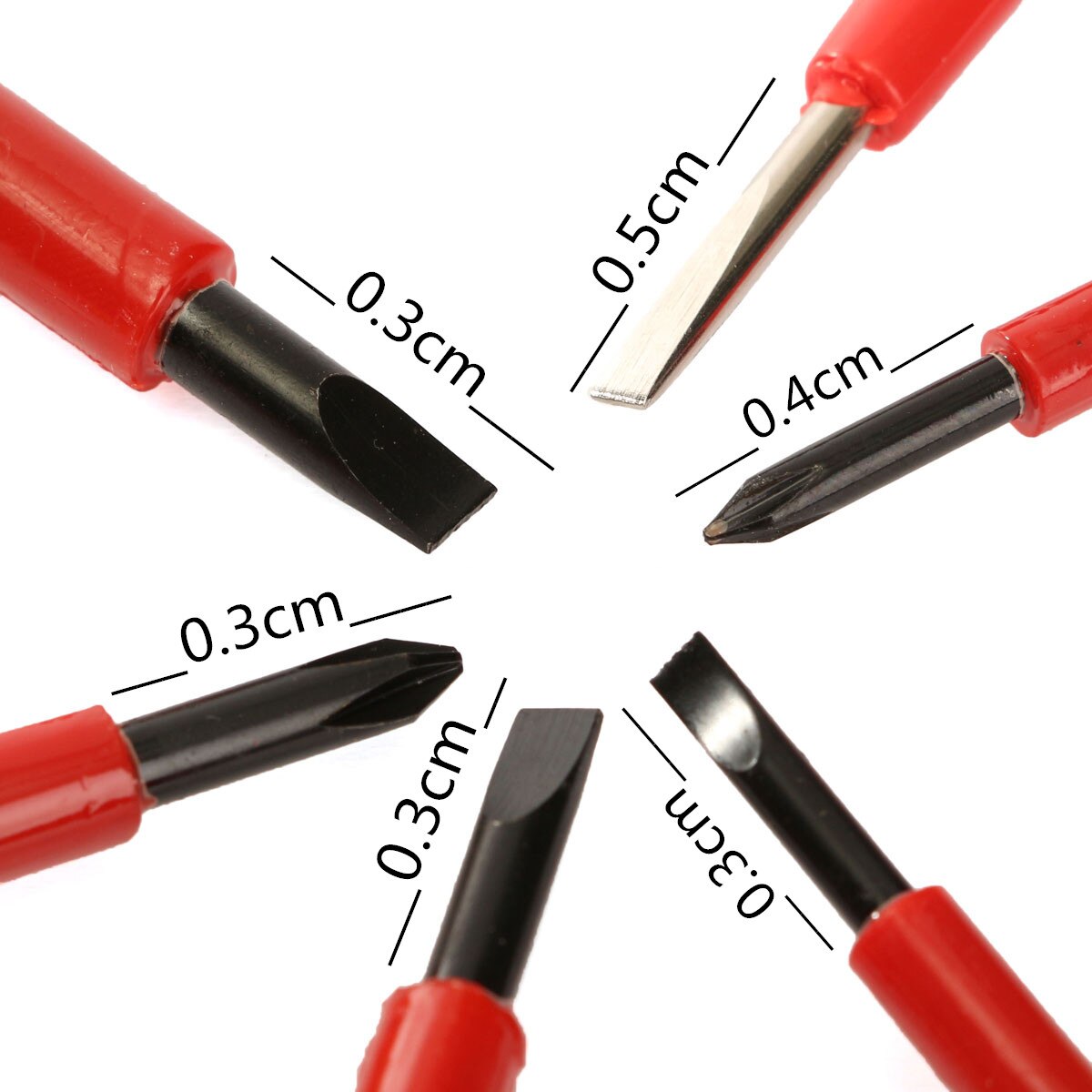 6pcs/set Practical Electricians Screwdriver Set VDA Electrical Insulated Kit Hand Tools Top