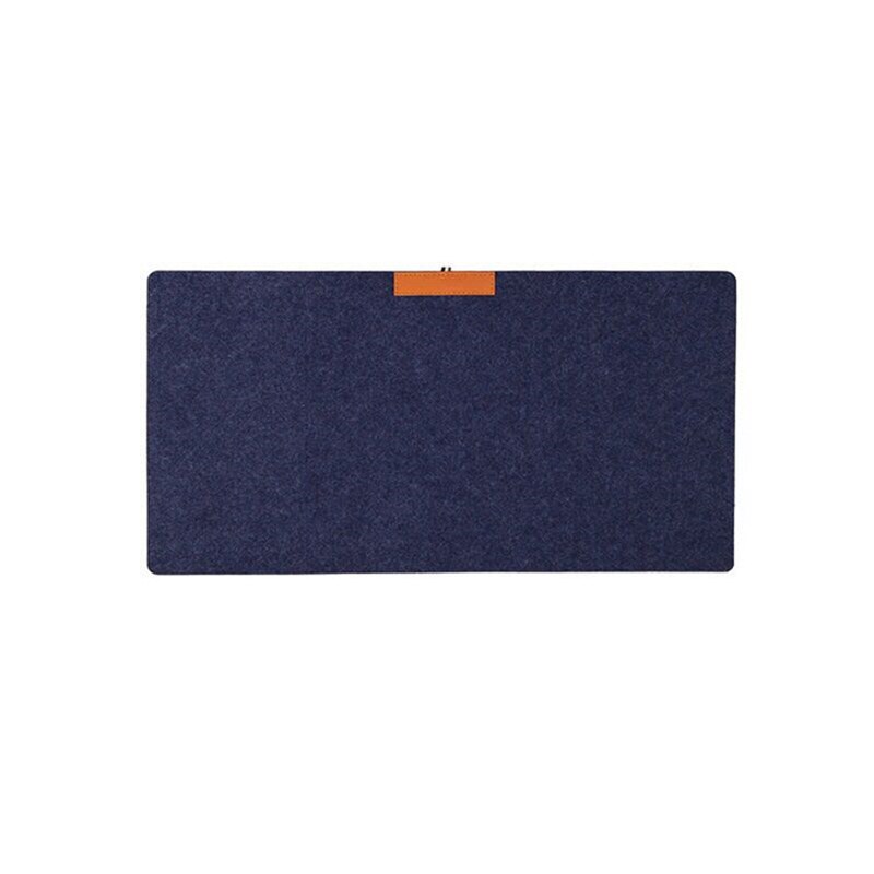 Large Soft Felt Cloth Desktop Mouse Pad Keyboard Office Laptop Notebook PC Table Mat Home Office Computer Desk Mousepad: Navy Blue