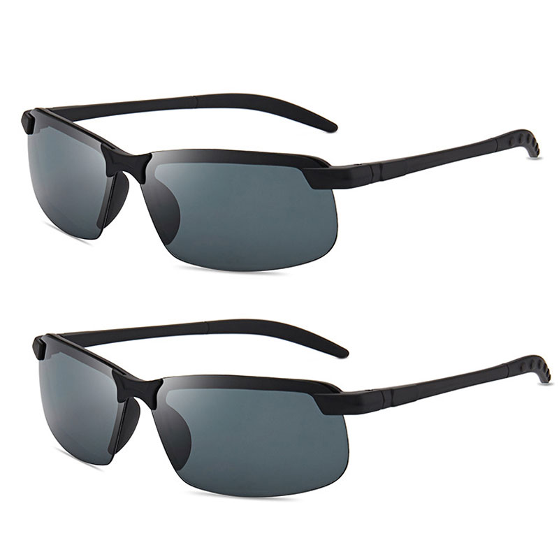 Gafas de visión nocturna para hombre y mujer, lentes de ciclismo al aire libre, montura negra, gafas de noche para Conductor, gafas de , color amarillo: Rosa
