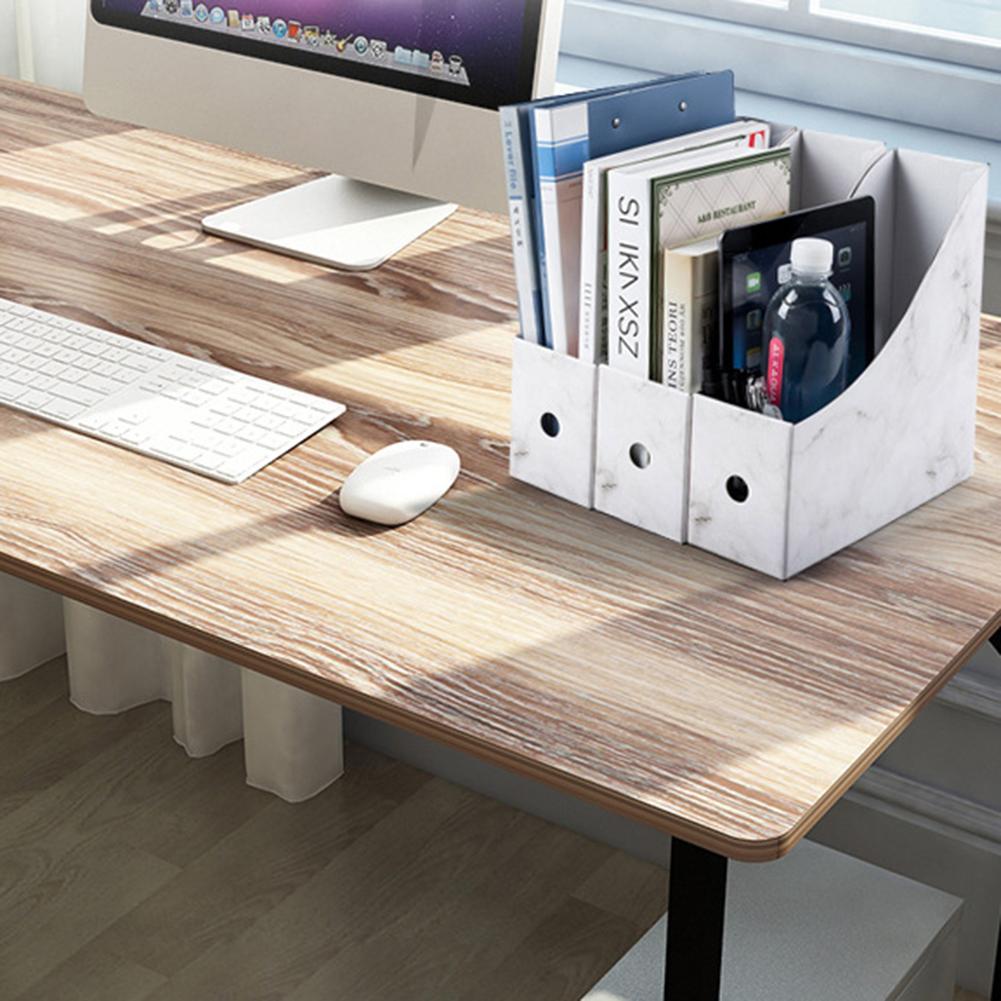 Porte revues en carton robuste boîte de rangement étanche pour magazines bacs à livres organisateur de porte-fichiers de bureau avec étiquettes incluses # 4O