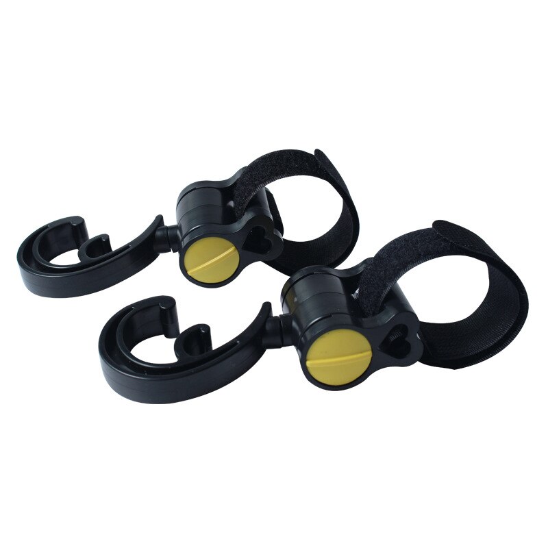 10 stk/parti klapvognstilbehør baby klapvognskroge universal barnevogn kørestol klapvogn vogn buggy clip bøjle clips: Gul 2pc