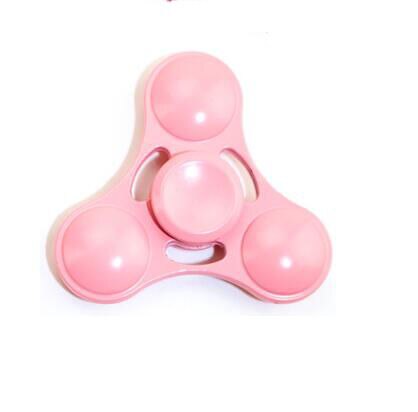 Metall zappeln Spinner Spielzeug Hand Spinner Dreieck Krabben/Runde dreieck Für Autismus ADHS Finger Spinne Reduzieren betonen freundlicher Erwachsene spielzeug: Rosa
