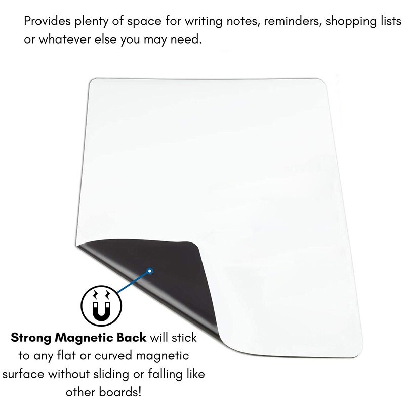 Månatlig veckoplanerare och whiteboard 2 st  a3 storlek magnetisk torrradering kylskåp klistermärke kalendertabell receptplan anslagstavla
