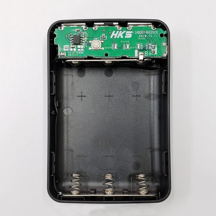 18650 batterie Ladegerät Abdeckung Energie Bank fallen DIY Kasten 3 USB Häfen