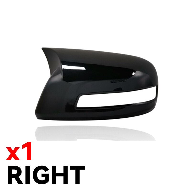 Rearview Mirror Cap Wing Side Mirror Cover Fit For Honda CIVIC Performance Car Accessories: 1pc Black Right
