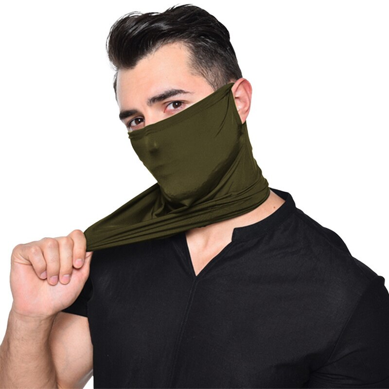 Bandana exterior para exterior, a prueba de polvo boca proteger bufanda Magic Neck Gaiters Cosplay Bandana senderismo bufandas