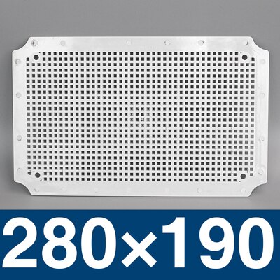 Waterproof Junction Box Base Plate Plate Outdoor Monitoring Waterproof Box Fixed Base Plate ABS Honeycomb Mounting Base IP67: 280x190