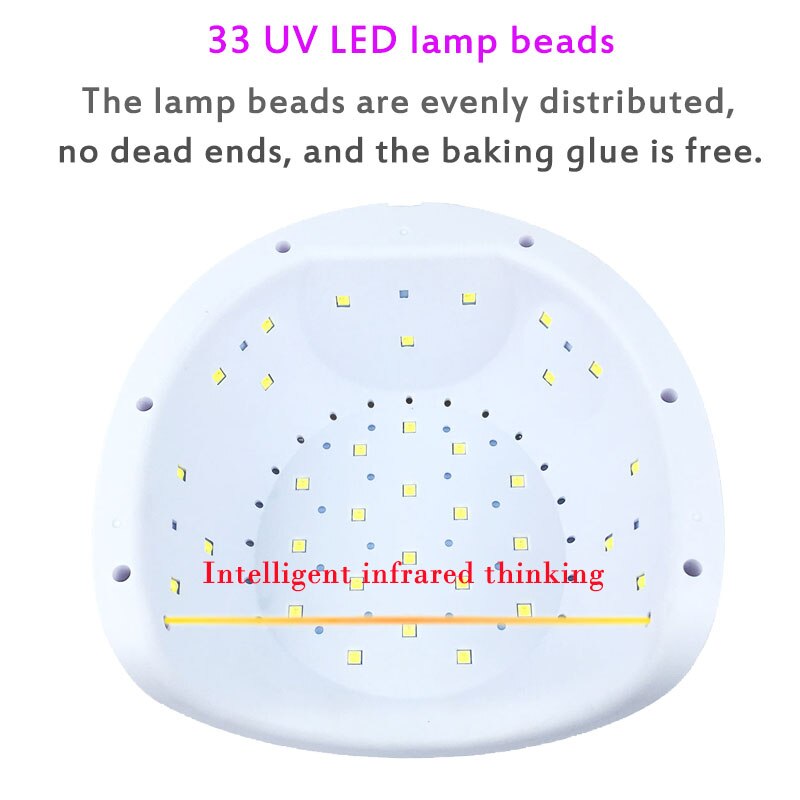 Star 5 – Lampe UV LED pour séchage de vernis à ongles, appareil de manucure intelligent, Double séchage de lumière, 72W