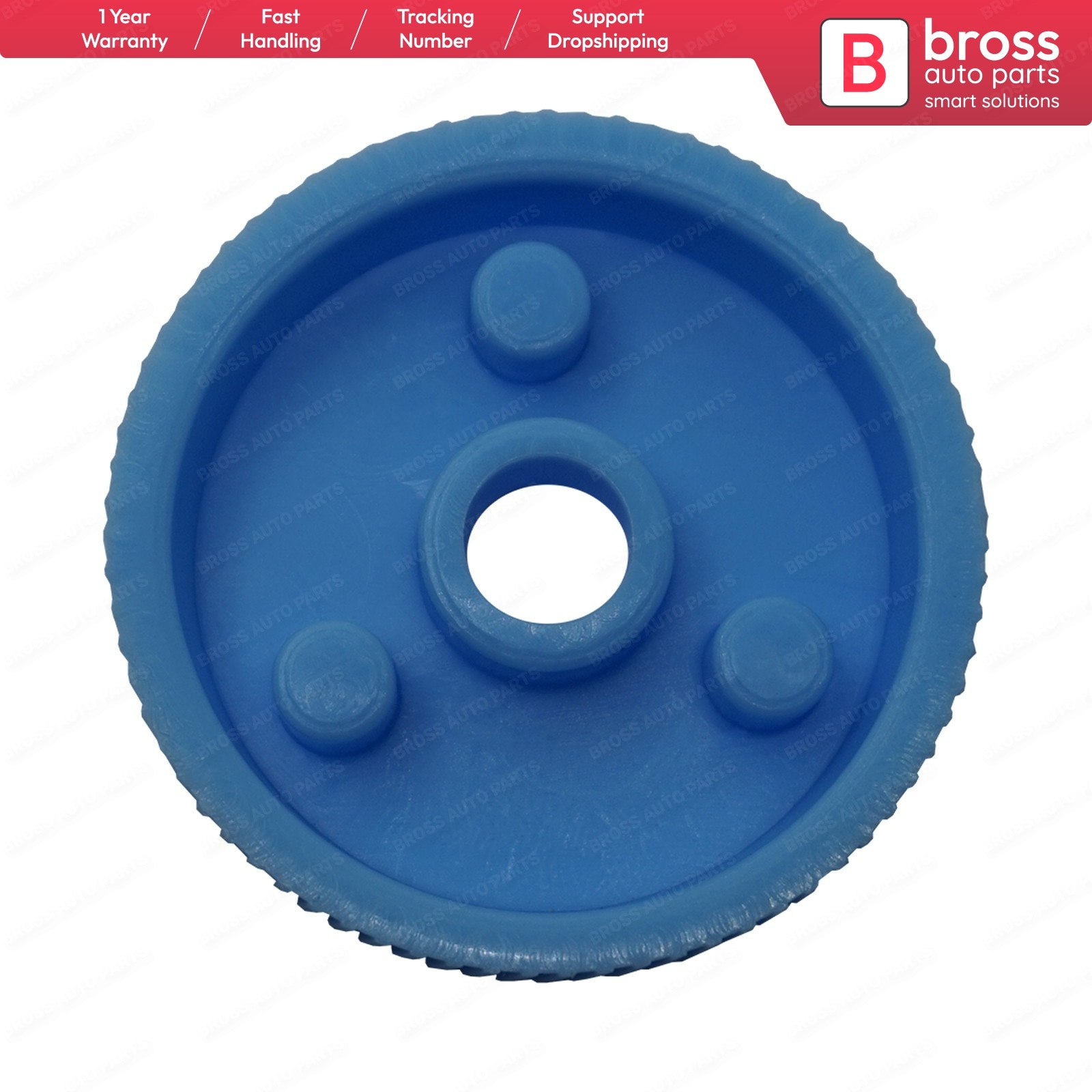 Bross BWR5271 Power Window Regulator Motor Roll Inner Cog Motor Pulley Gear for Fiat Punto 188. Teeth Number: 75 mm Top Store