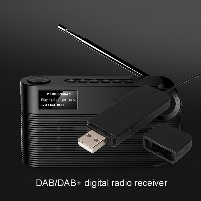 Car DAB/DAB+ Receiver Universal Digital Radio DAB Adapter FM Transmission RDS Function