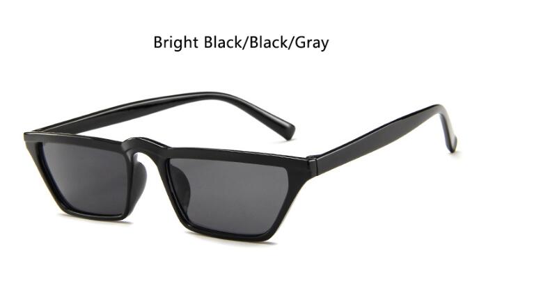 Cat Eye Smalle Glazen Vrouwen Witte Zonnebril Kleine Shades Sexy Retro Zonnebril Dames Zwarte Kat UV400: bright full black