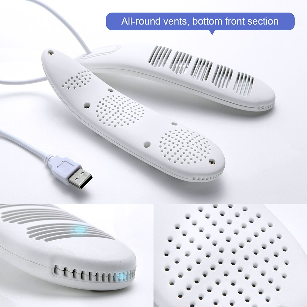 Wear Resistant Timing Smart Dehumidifying Shoes Dryer Deodorant Heating Thermostatic USB Powered Portable Foot Warmer Electric