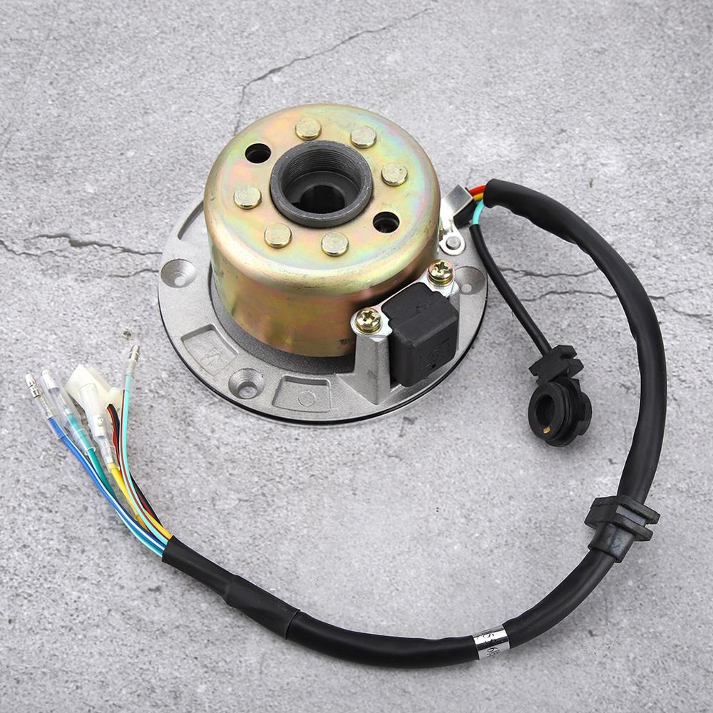 Motor Kits Stator Rotor Magneto Coil Fit for ZongShen 150CC Oil-cooled Engine Aluminum Alloy Stator Rotor Magneto Coil