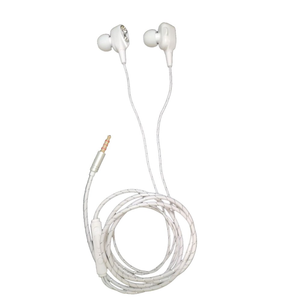 3.5mm Earphones With Microphone Dual Drive Stereo Wired Earphone In-ear Sport Portable Headset In-Ear Single Speaker: single speaker 8