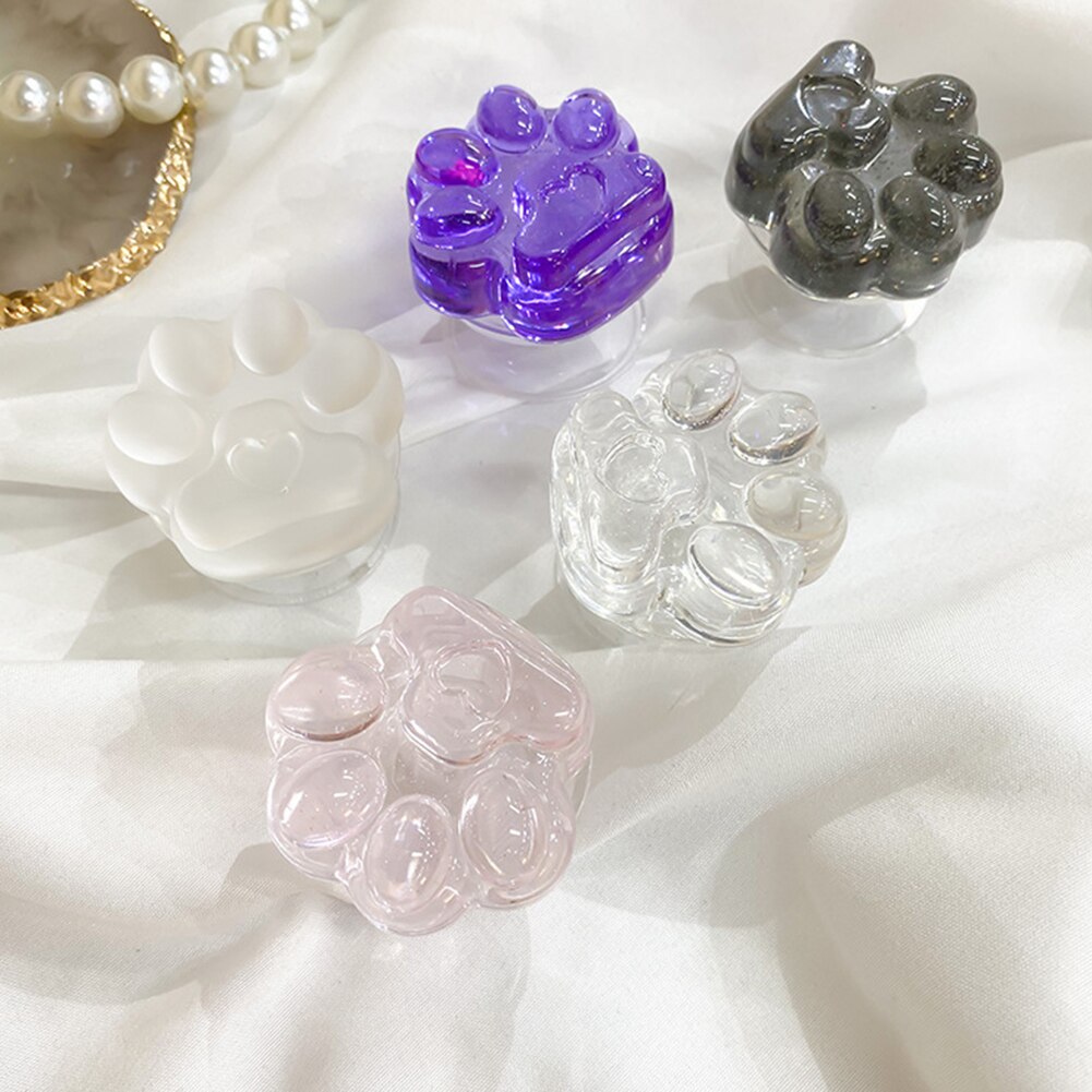 Mobile Phone Bracket Mount Cute Animal Claw Paw Airbag Expanding Stand Phone Finger Holder Support for iPhone Samsung Xiaomi