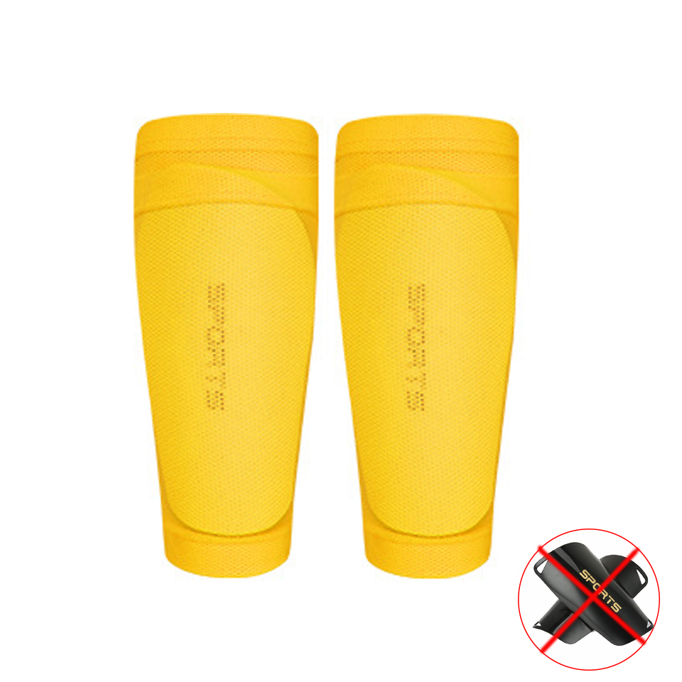 Loogdeel 1 Pair Shin Guard Sleeves Soccer Youth Calf Support Compression Sleeves Football Leg Sleeves for Men Kids Adult Sports: M / Navy Blue