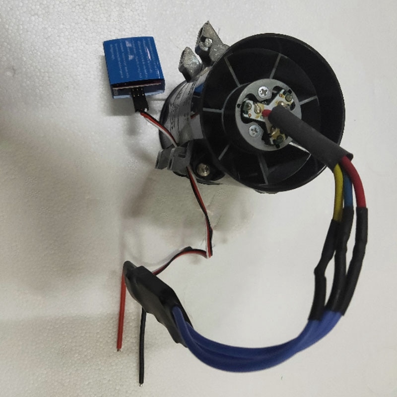 Cargador Turbo de potencia de turbina eléctrica Universal para coche, ventilador de admisión de aire Tan Boost de 12V